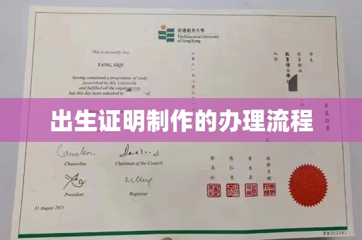 虞城出生证明制作的办理流程
